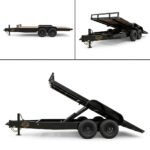 Siton Heavy-Duty Hydraulic Tilt Deck Tandem Axle Trailer - Image 2