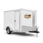 Siton Enclosed V-Nose Cargo Trailer with Side Entry Door