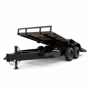 Siton Heavy-Duty Hydraulic Tilt Deck Tandem Axle Trailer